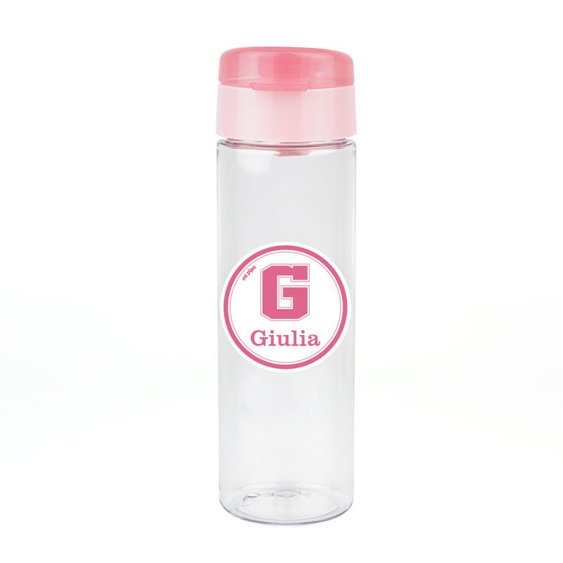 Botella School Rosa 600ml personalizada