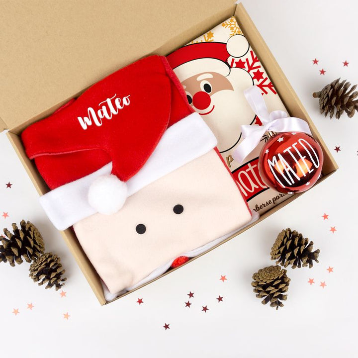 Cajita Navidad Infantil Papá Noel