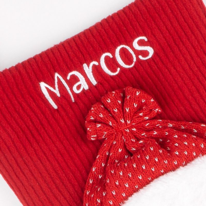 Calcetín de Navidad personalizado Muñeco de Nieve