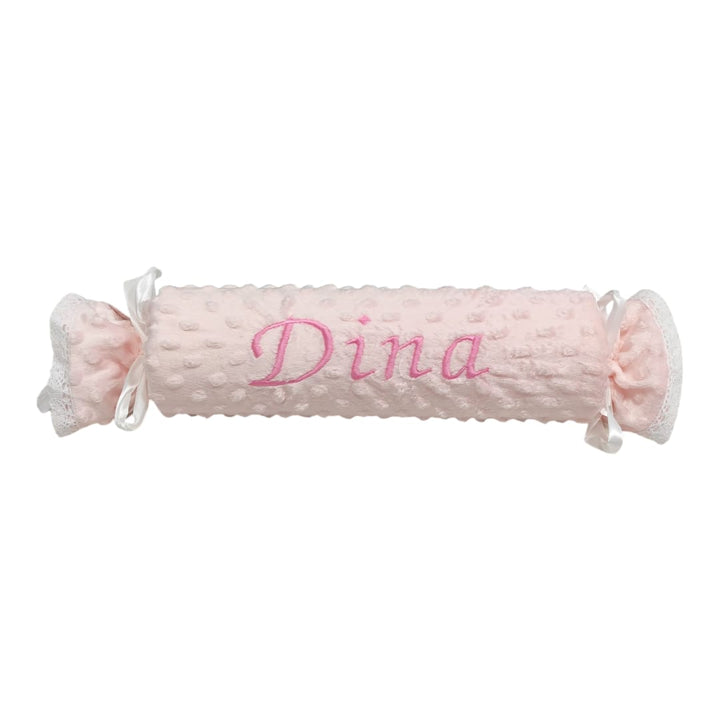 Cojín Antivuelco Personalizado para Bebé – Diseño Topitos