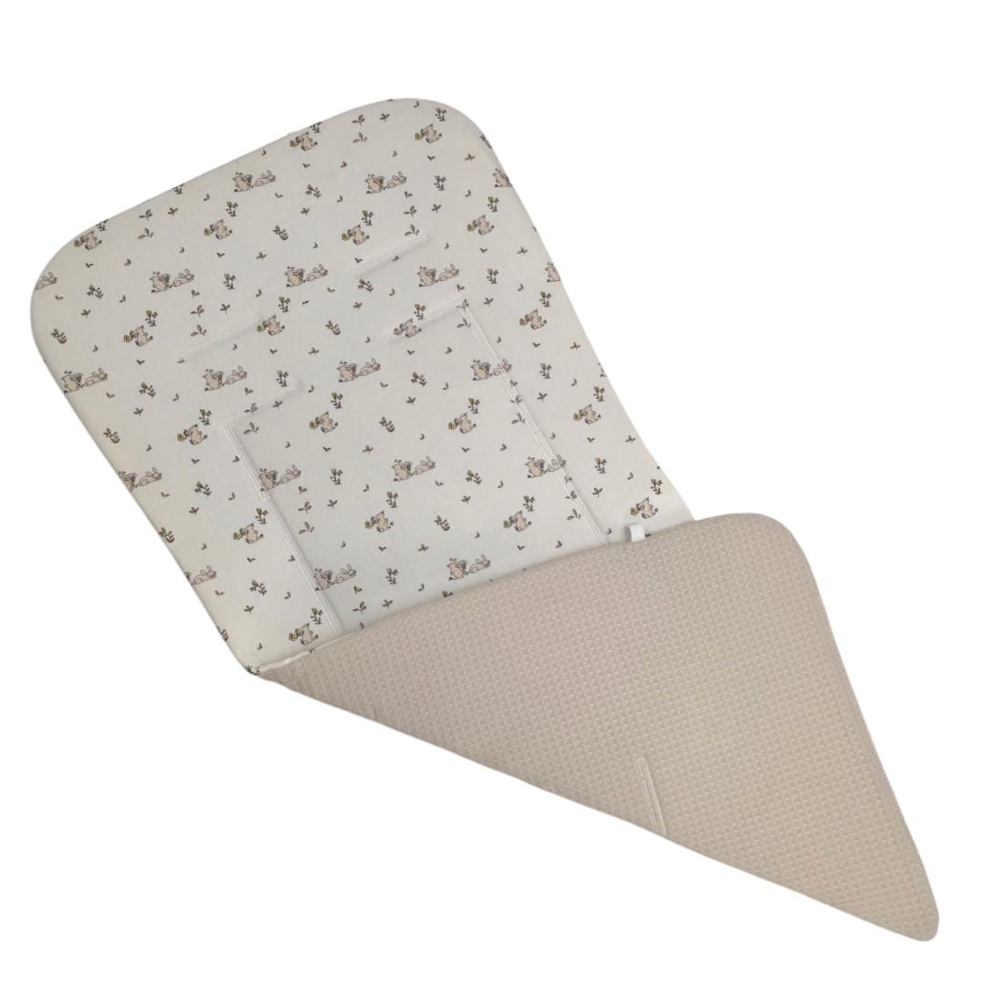 Colchoneta reversible Conejito Arena