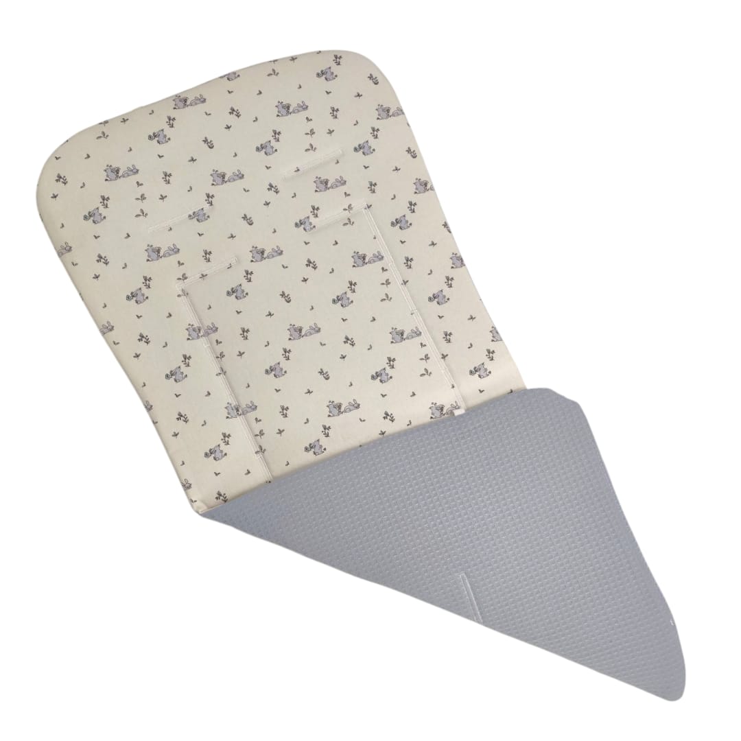 Colchoneta reversible Conejito Azul