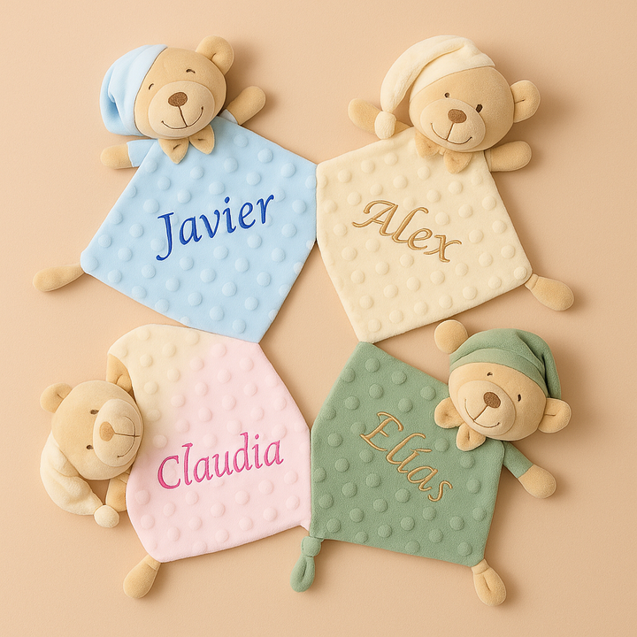 collage doudou osito  personalizado 
