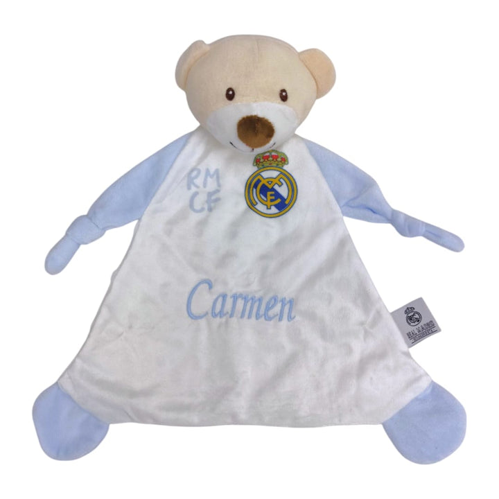 Dou dou Osito Real Madrid Personalizado Azul