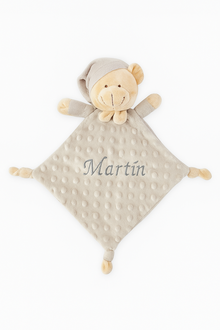 Doudou Osito personalizado Gris mikeko.es