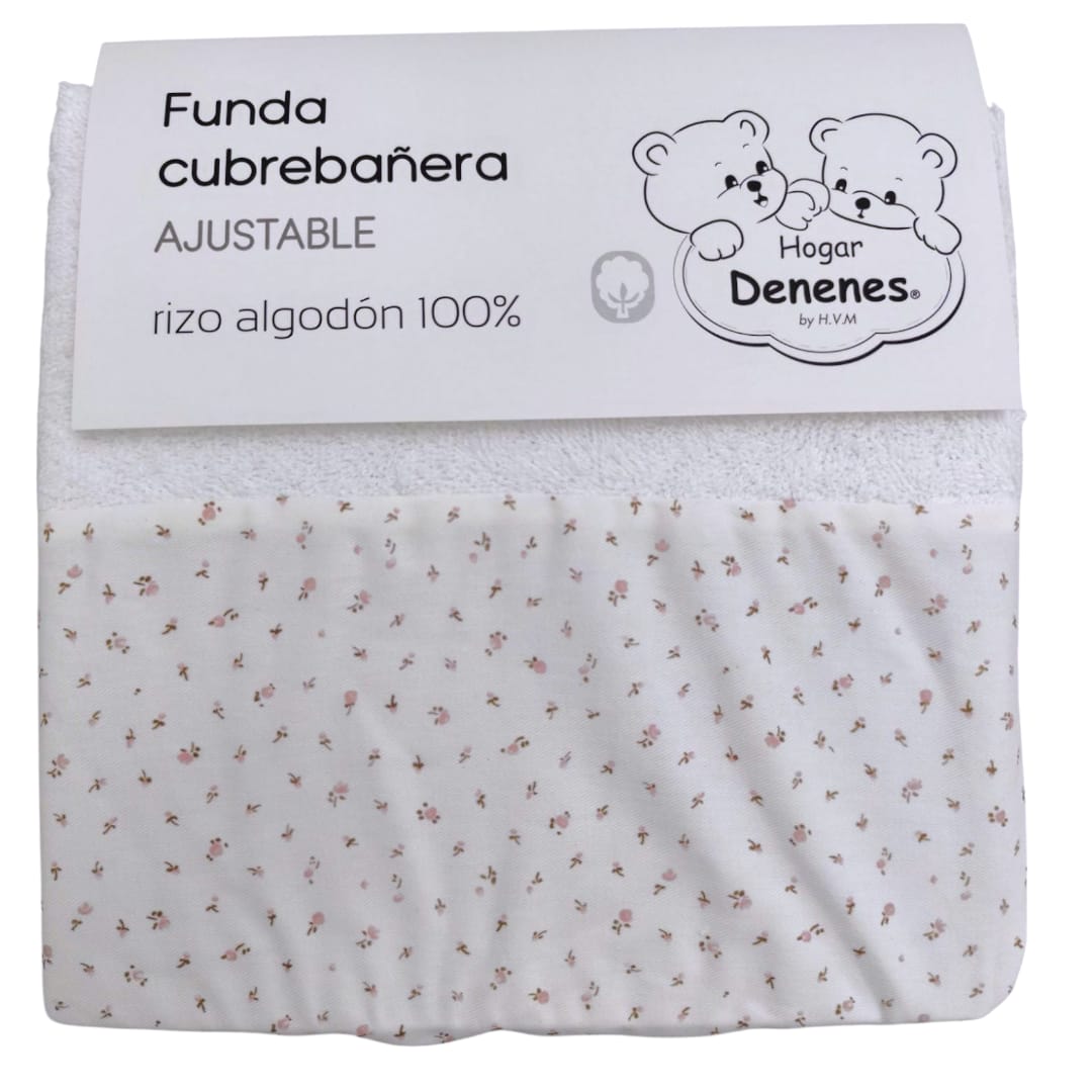Funda Bañera florecitas Color a elegir