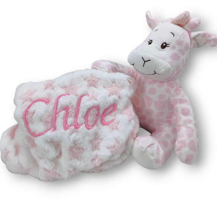 Peluche Jirafa + manta personalizada