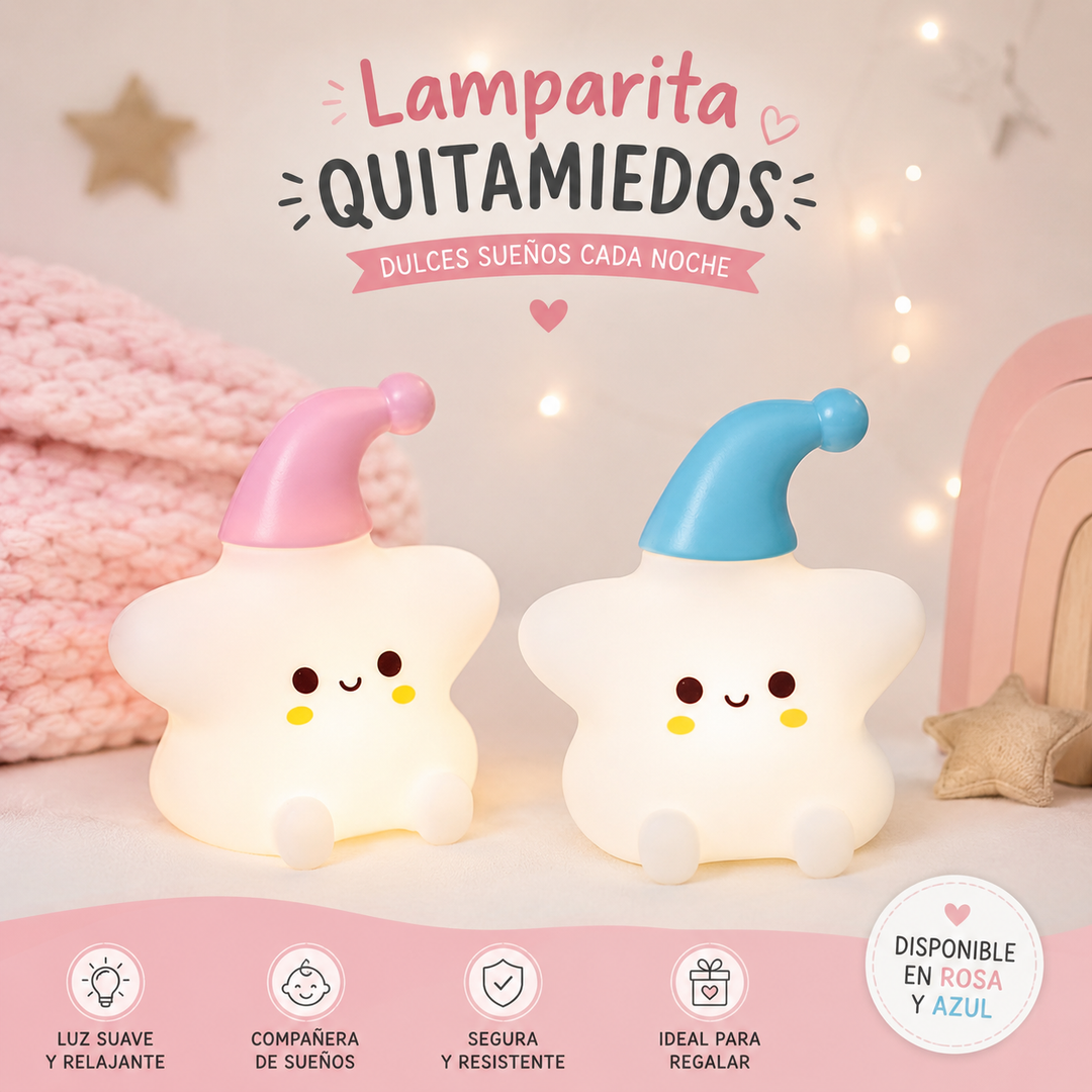 Lamparita Quitamiedos Estrella LED para Bebés