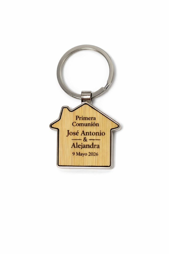 Llavero Casa Personalizado – Regalo Original Grabado