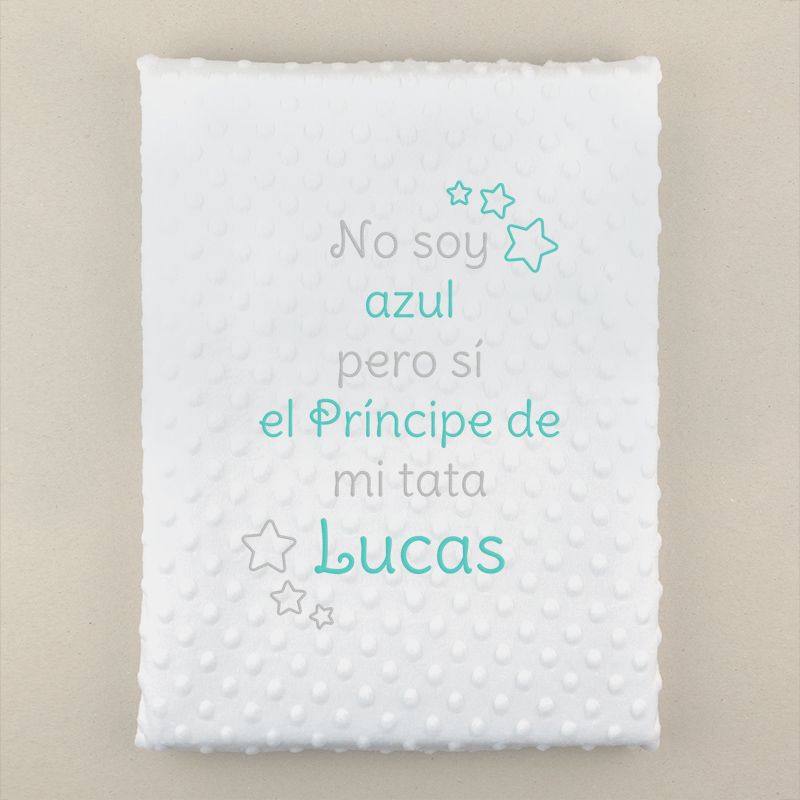 Manta Cuento Blanca con tu propia frase