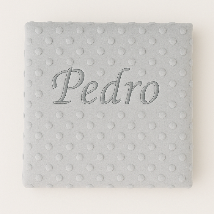 manta topito gris personalizada mikeko.es