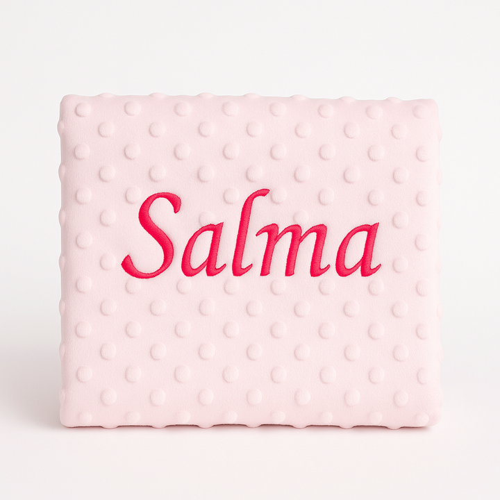 Manta Personalizada Topito Simple Rosa