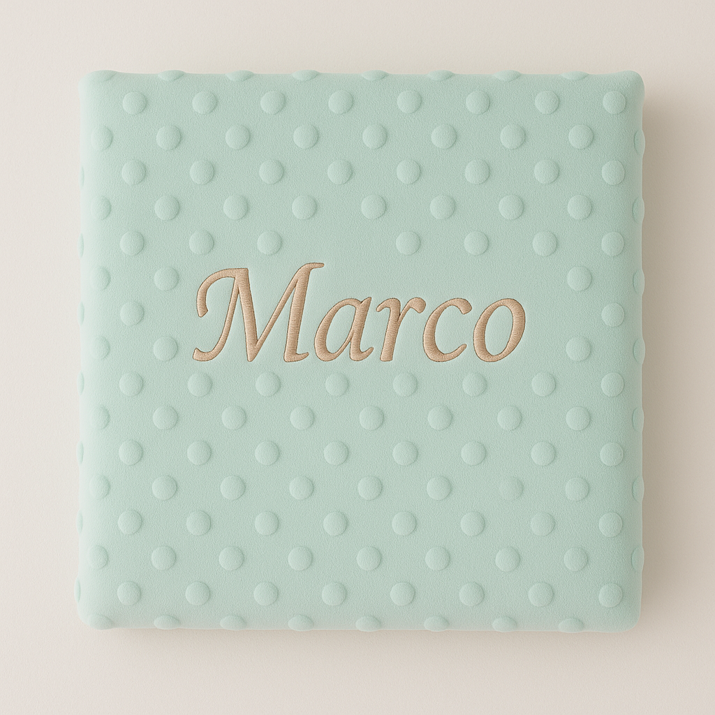 manta topito verde personalizada mikeko.es