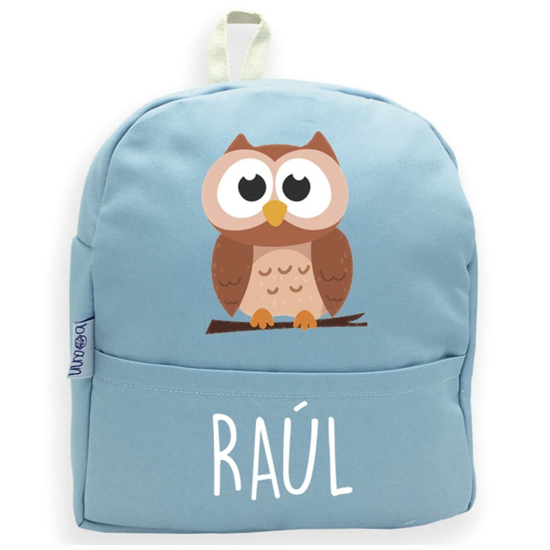 Mochila Búho con Nombre Personalizado