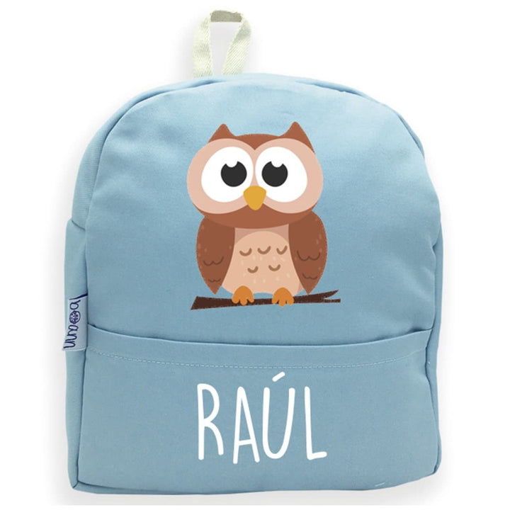 Mochila Búho con Nombre Personalizado