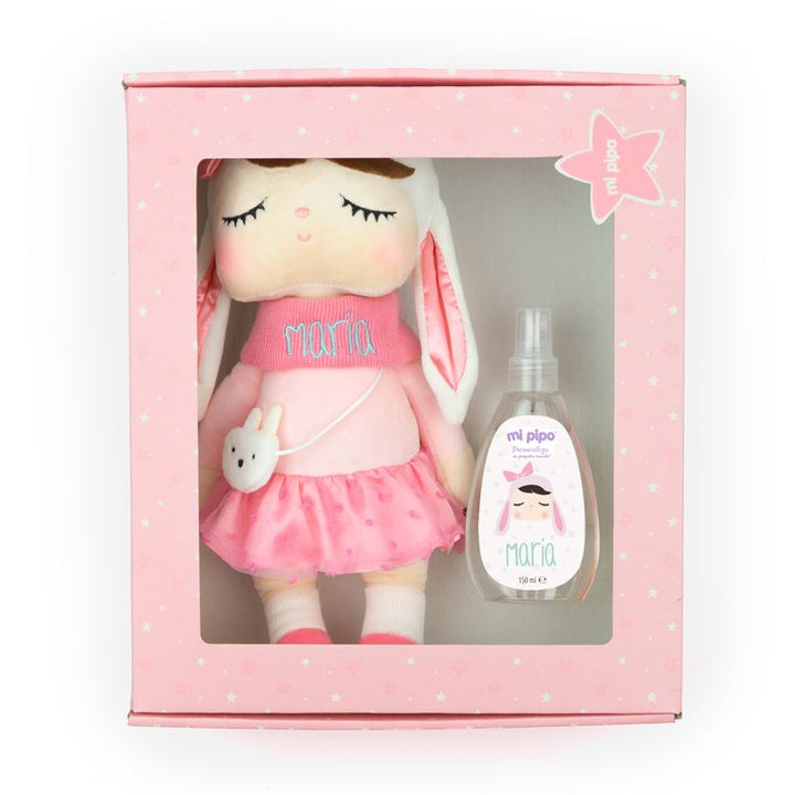 Cajita Muñeca Metoo Angela Bunny + Colonia personalizada - Mikeko
