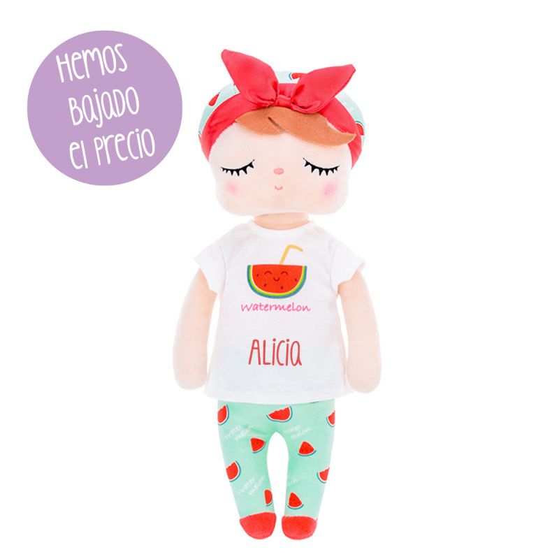 Muñeca Metoo Angela Sandía personalizada