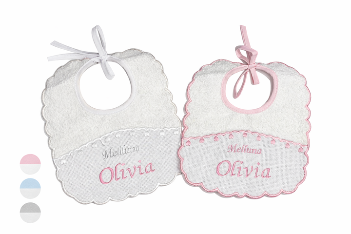 Pack 2 Baberos me llamo...