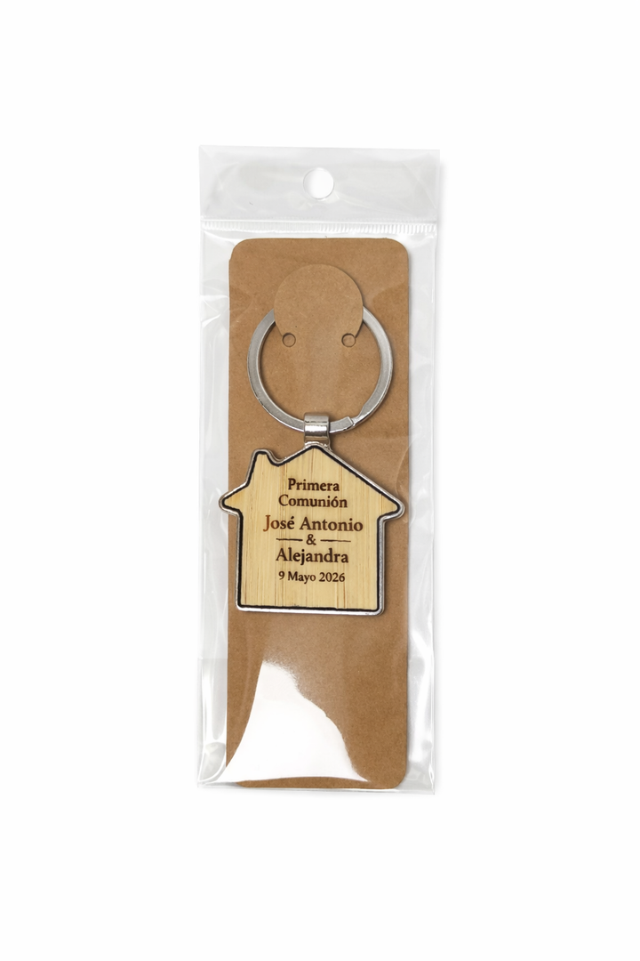 Llavero Casa Personalizado – Regalo Original Grabado