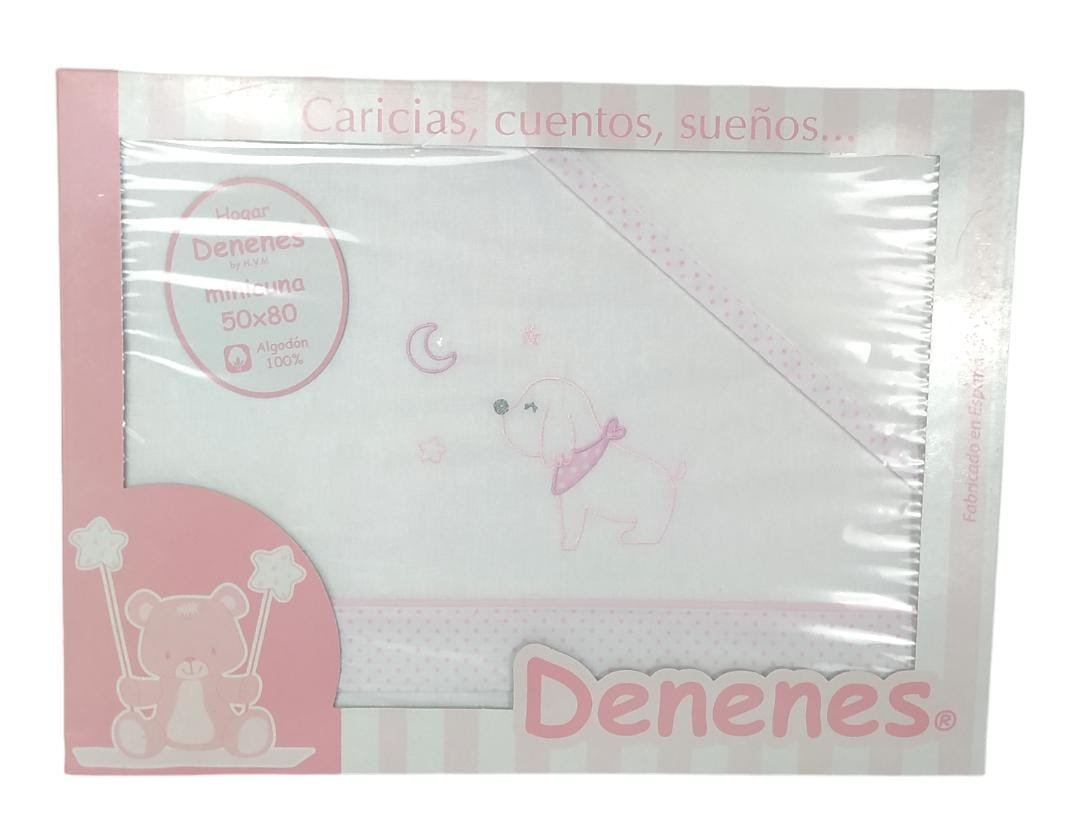 Sábana Verano Perro Bandana Rosa