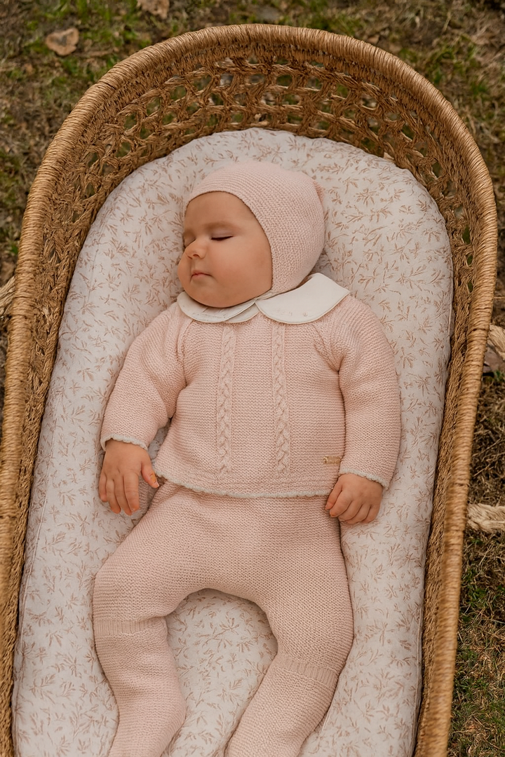 Conjunto Invierno bebé Rosa