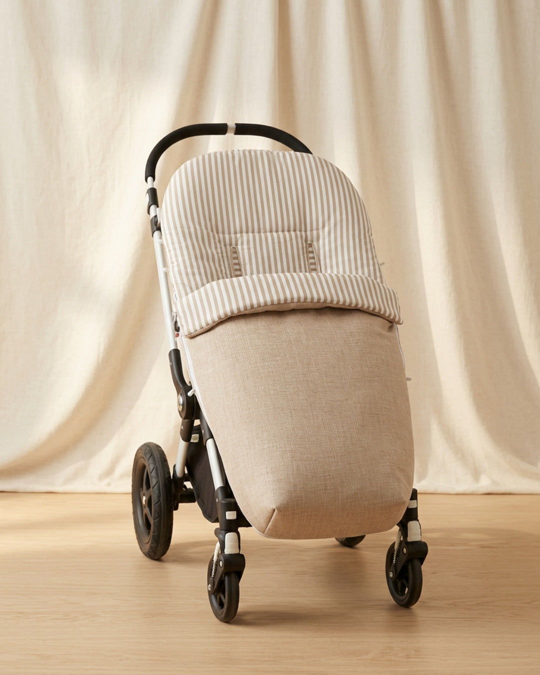 Saco Universal para Silla de Paseo – Camel con Rayas