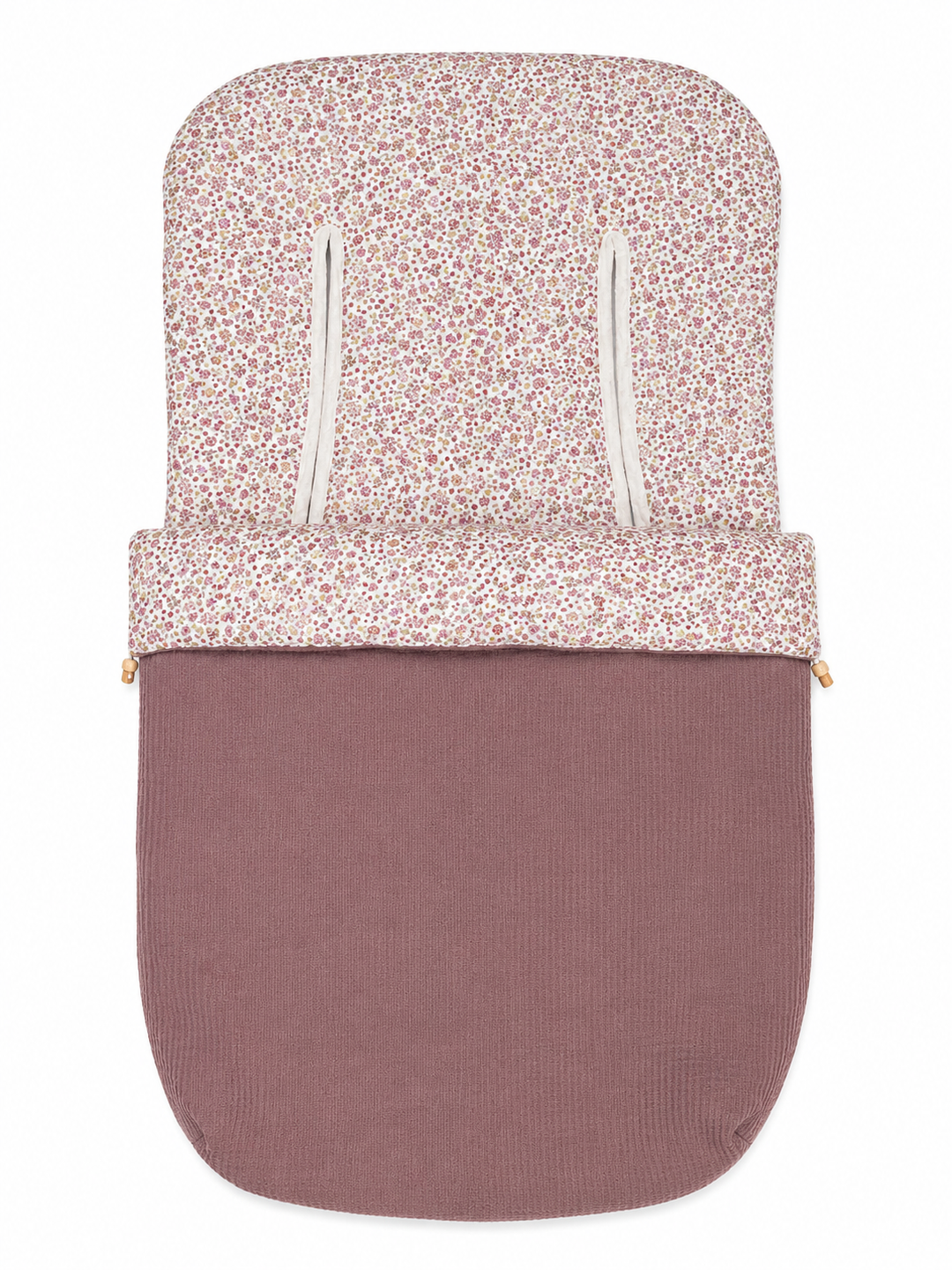 Saco para Silla de Paseo Malva empolvado Flores Liberty | Universal