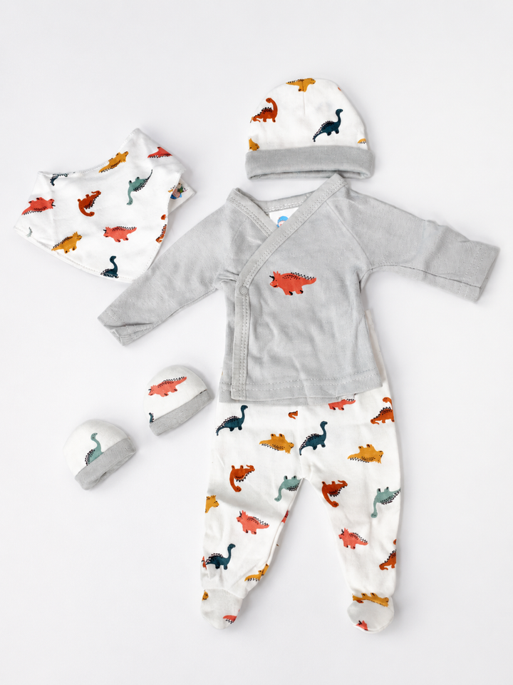 Conjunto de bebé 5 piezas Dinosaurios