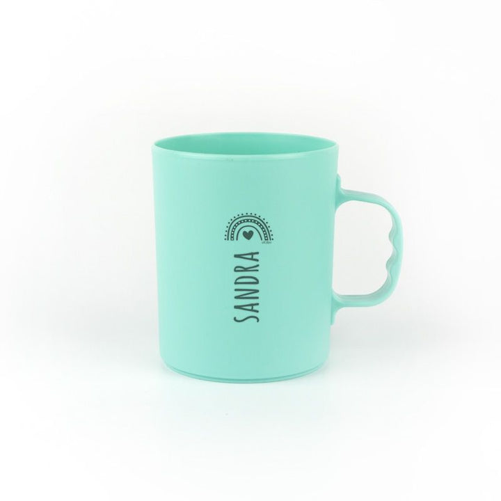 Taza Basic Personalizada Arcoíris, elige color - Mikeko