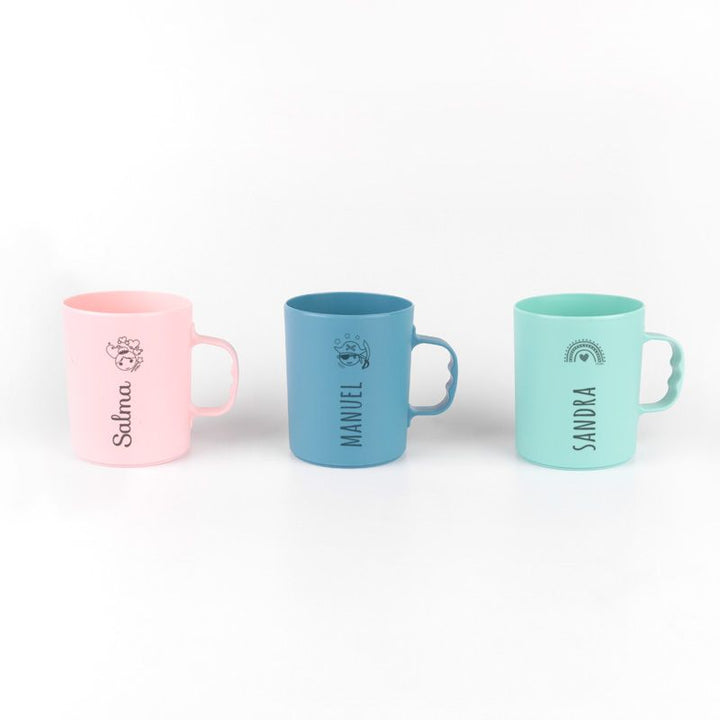 Taza Basic Personalizada Superhéroe, elige color - Mikeko