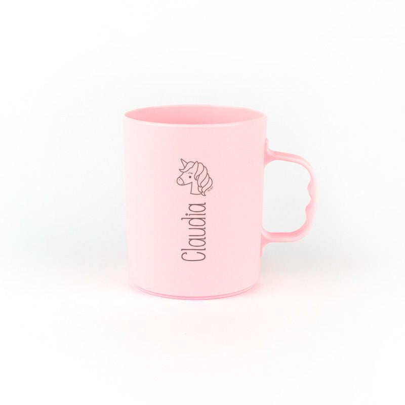 Taza Basic Personalizada Unicornio, elige color - Mikeko