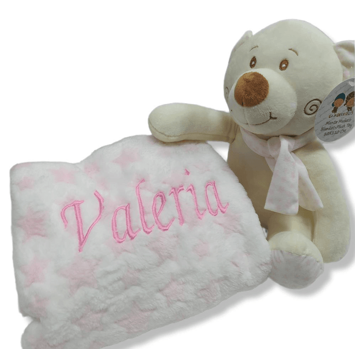 Peluche Osito + manta personalizada