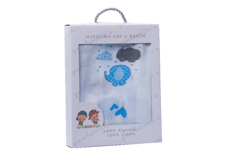 Muselina Elefante + Nubes