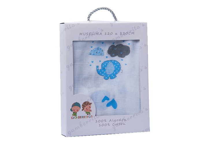 Muselina Elefante + Nubes