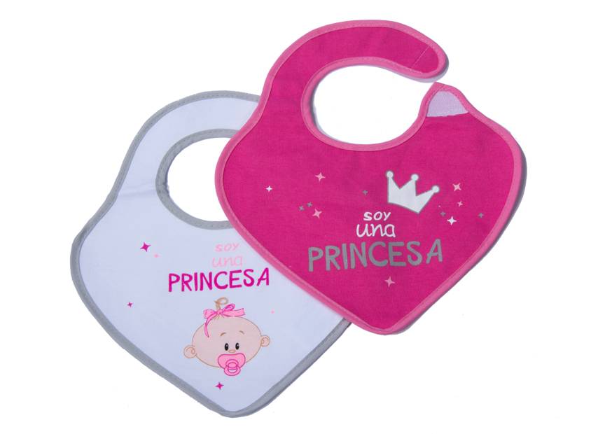 Pack 2 baberos Princesa - Mikeko