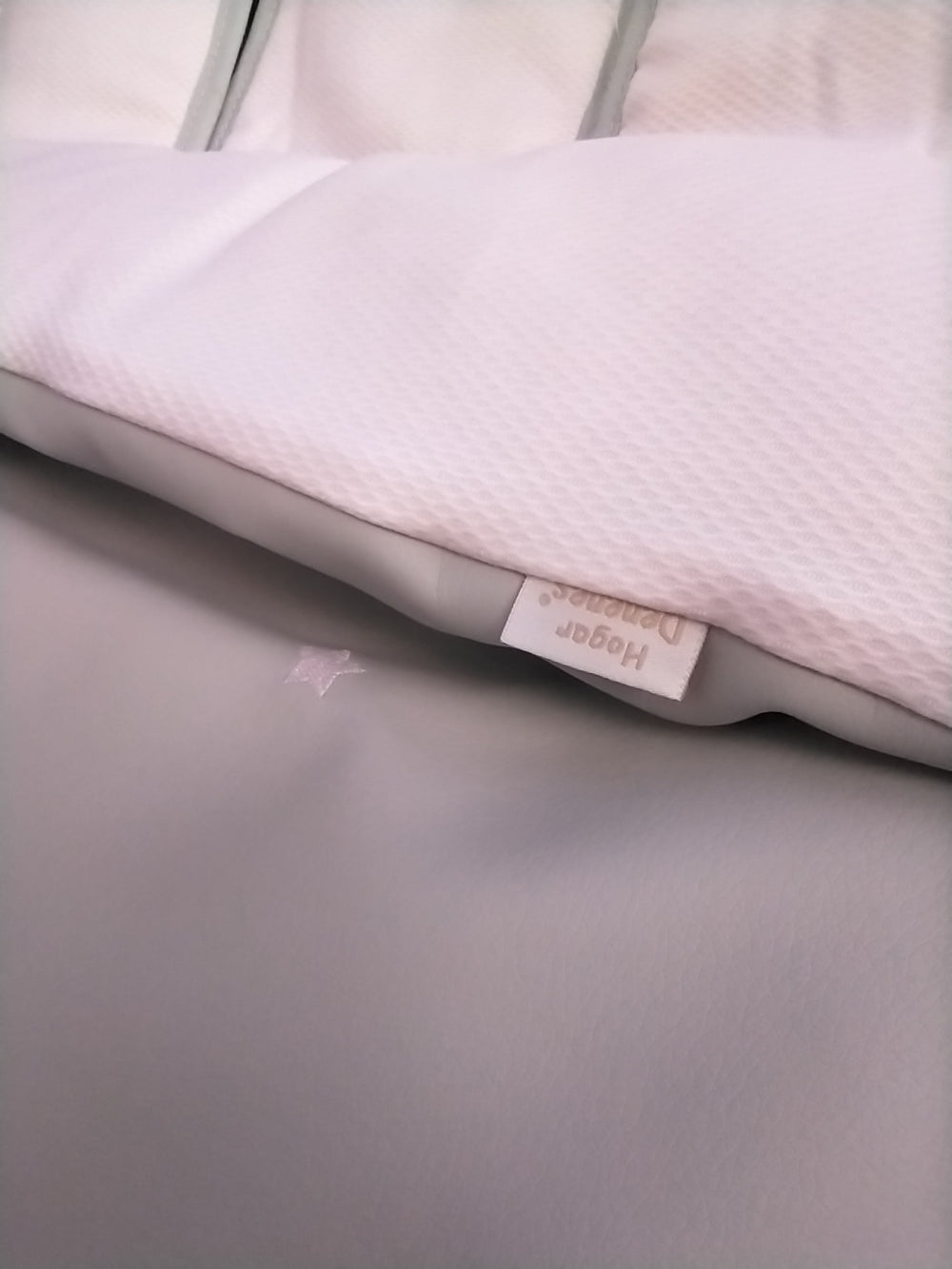 Saco Silla Universal Polipiel Gris piqué Rosa - Mikeko
