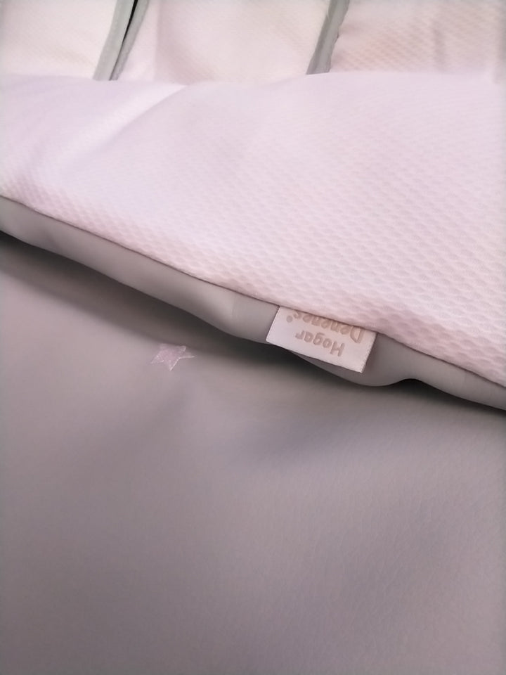 Saco Silla Universal Polipiel Gris piqué Rosa - Mikeko