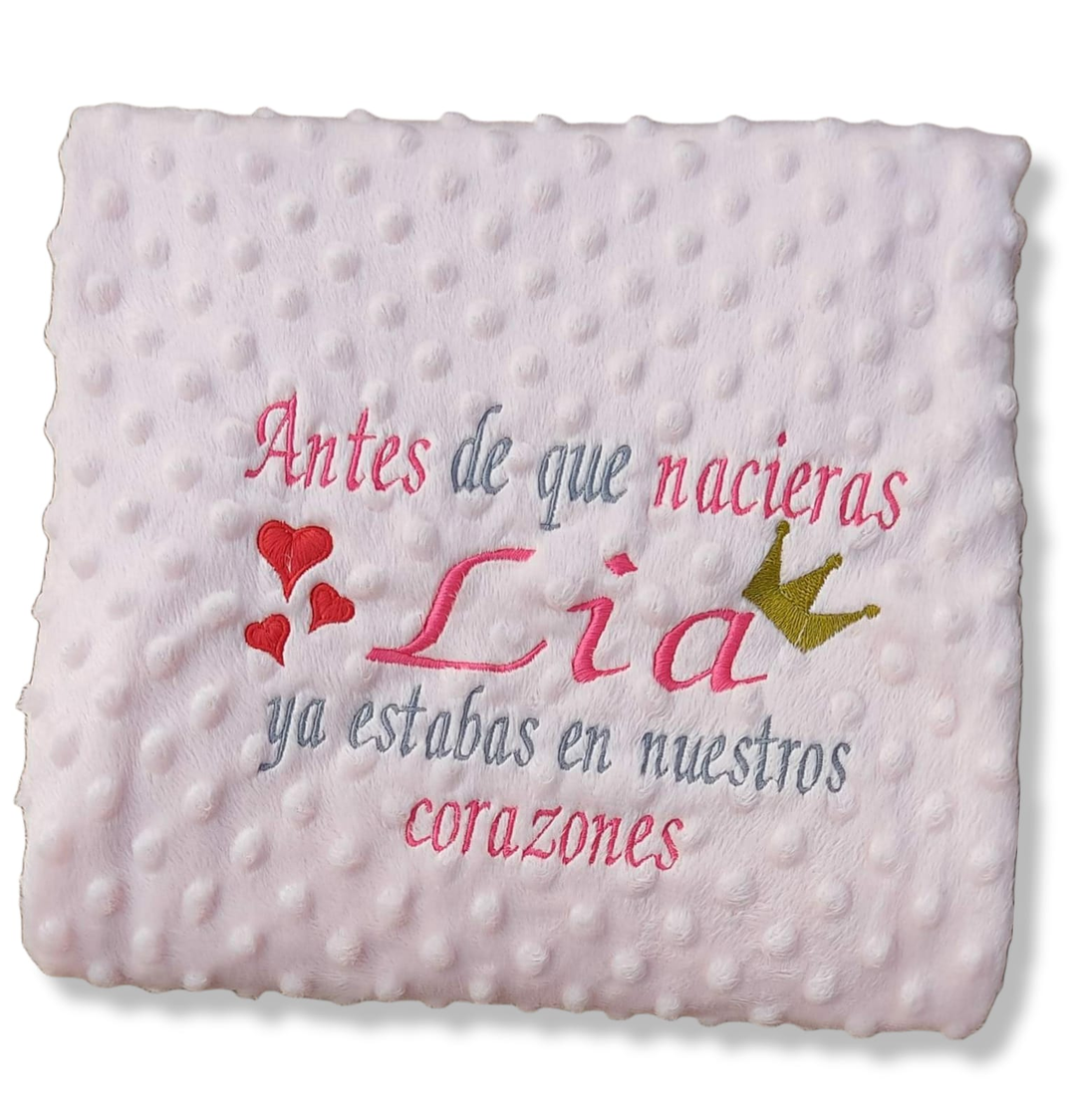 Manta Cuento " Corazones " - Mikeko
