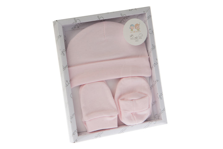 Pack Gorro Manoplas y Patucos - Mikeko