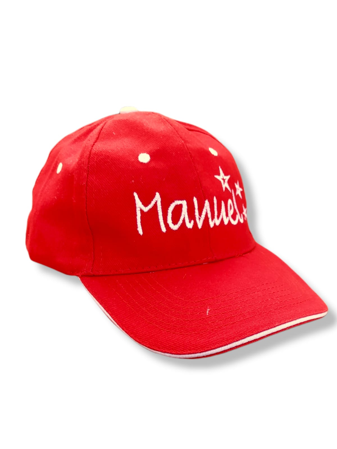 Gorra Personalizada Niño Estrellas Roja - Mikeko