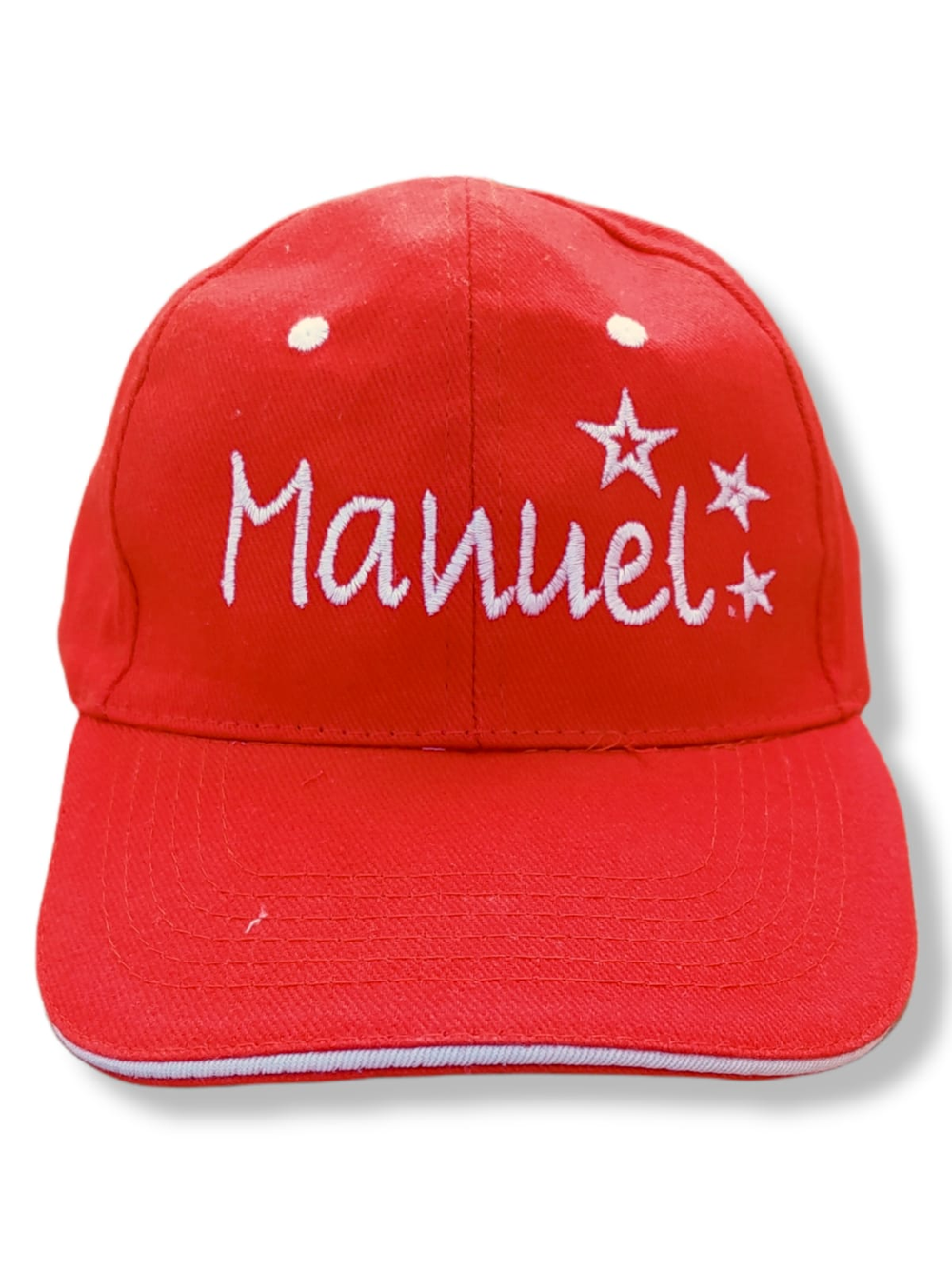 Gorra Personalizada Niño Estrellas Roja - Mikeko