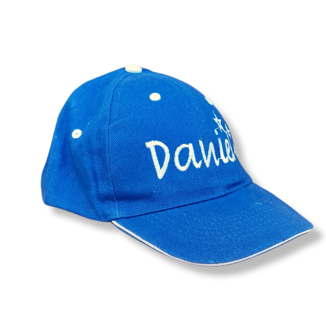 Gorra Personalizada Niño Estrellas Azul - Mikeko