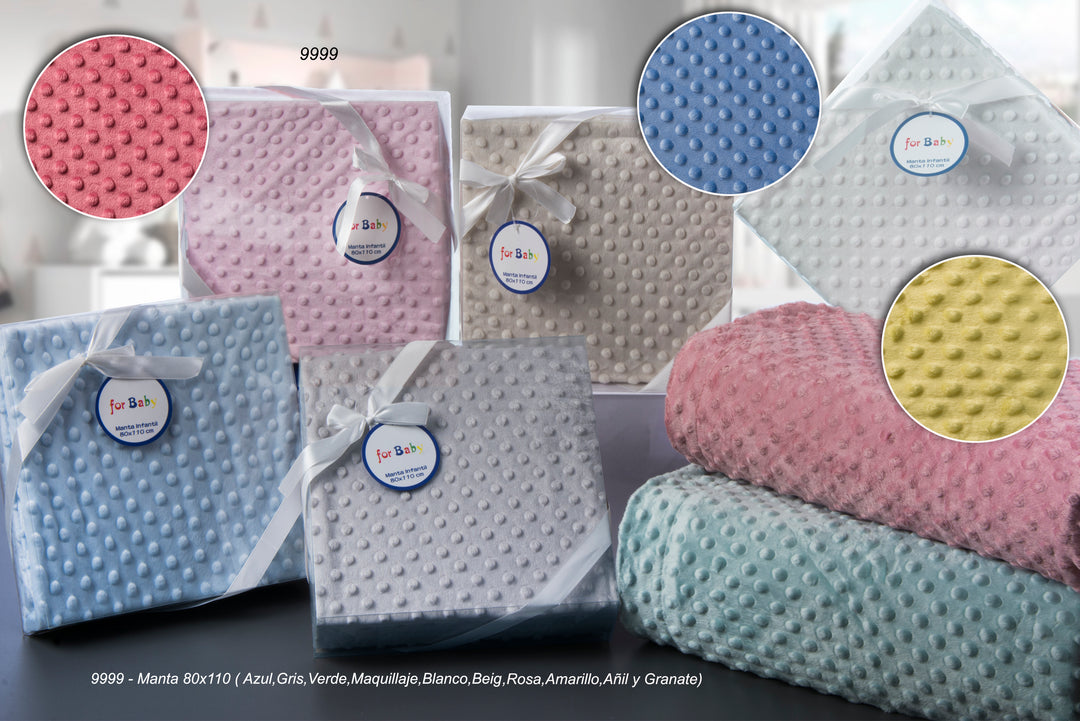 Manta Topitos For Baby - Mikeko