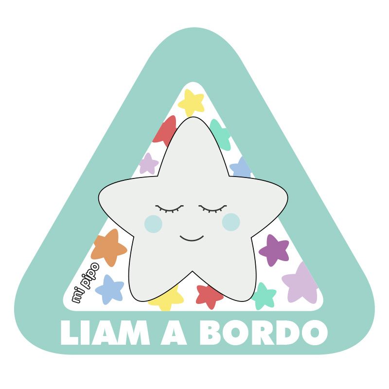 Adhesivos - Adhesivo para coche Bebé a bordo Niños gemelos personalizado -  Macarte Creaciones