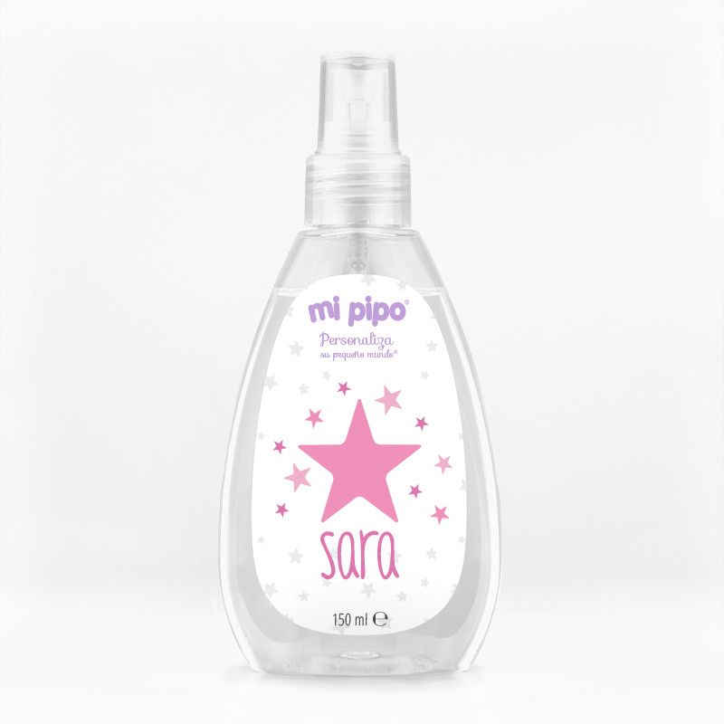 Agua Colonia personalizada Estrella Rosa 150 ml - Mikeko