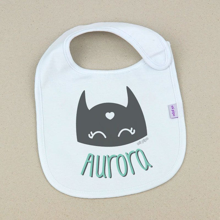 Babero Personalizado Antifaz Niña - Mikeko