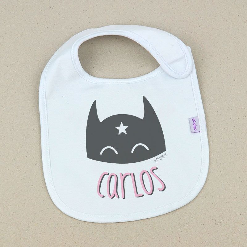 Babero Personalizado Antifaz Niño