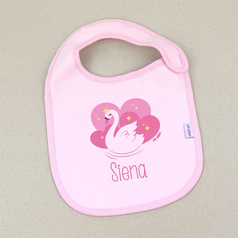 Babero Personalizado Cisne - Mikeko
