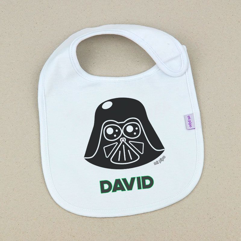 Babero Personalizado Darth Vader - Mikeko