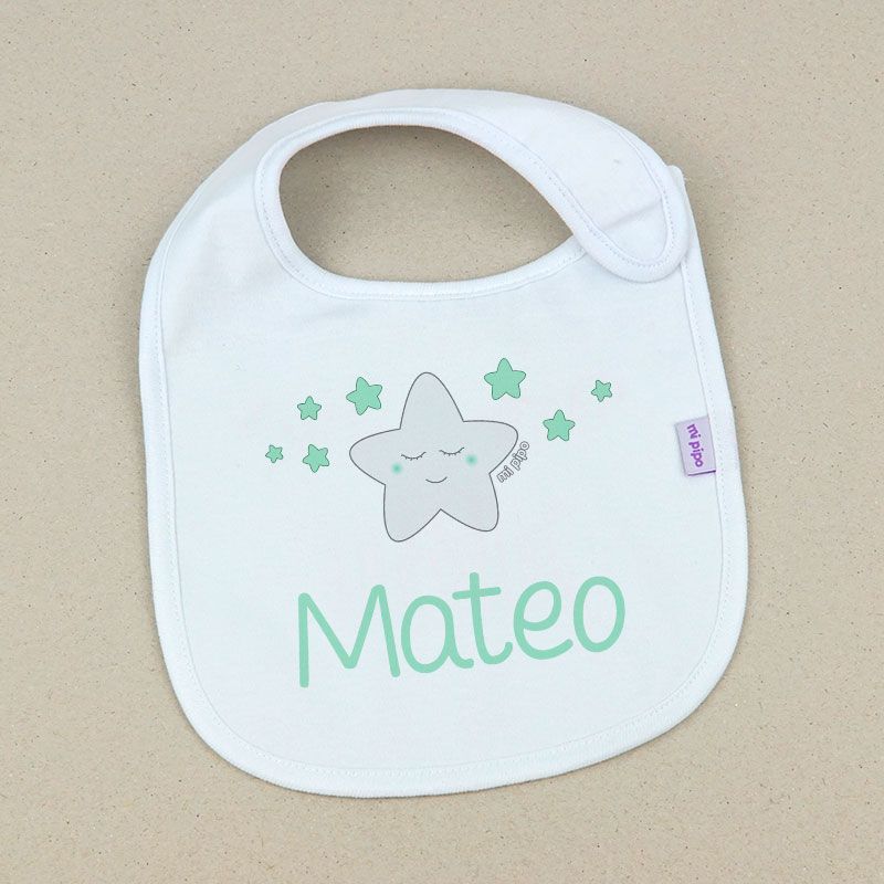 Babero Personalizado Estrella Sonrisa